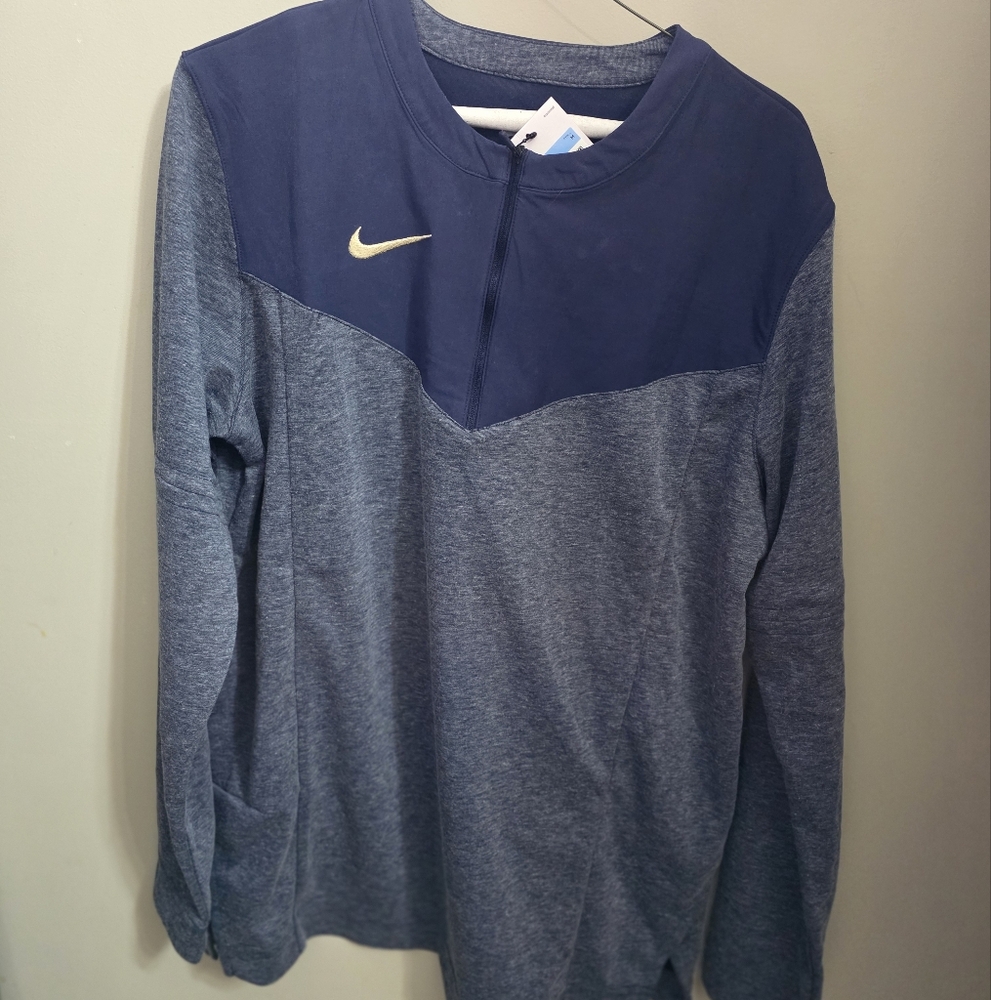 Nike Blue and Gray Pullover